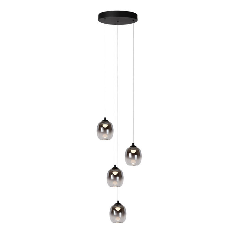 Image of Lucide Tamino 4 Light LED Glass Cluster Ceiling Pendant