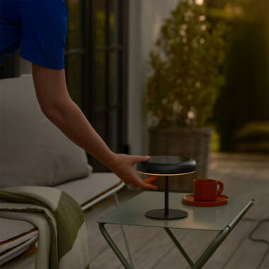 Image of Nordlux Elmer USB Rechargeable Solar LED Outdoor Table Lamp