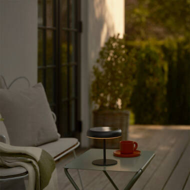 Image of Nordlux Elmer USB Rechargeable Solar LED Outdoor Table Lamp