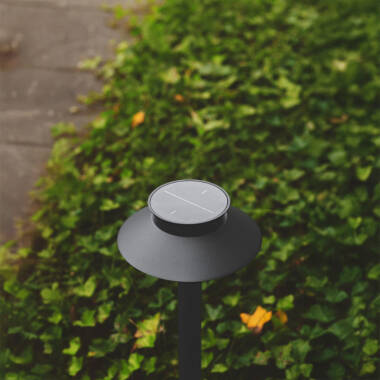 Image of Nordlux Justina Solar LED Outdoor Post Light with PIR Sensor