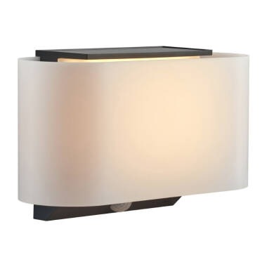 Image of Nordlux Piola Solar LED Outdoor Up & Down Wall Light with PIR Sensor