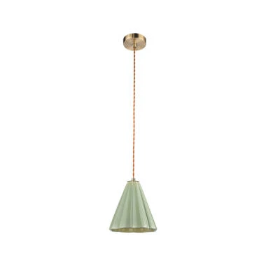 Image of Edit Iris Ceramic Ceiling Pendant Light