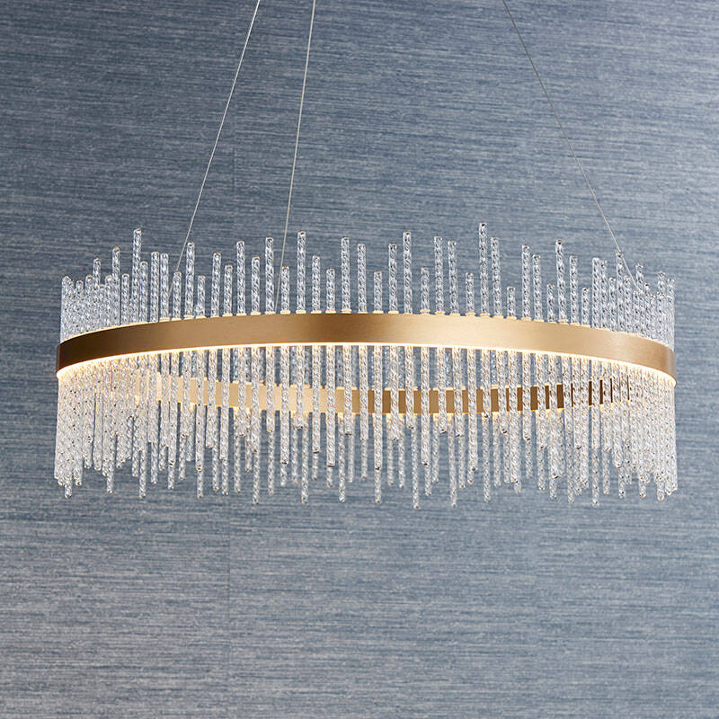 Image of Luxia Langham 700 LED Glass Chandelier