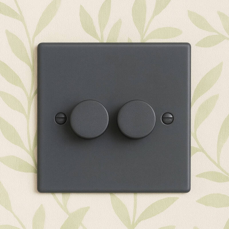 Image of Edit Hartland 1 Gang LED Two Way Rotary Dimmer Switch