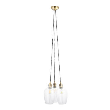 Image of Luxia Jasmine Pendant Light - Antique Brass