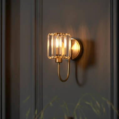 Image of Luxia Bristol Glass Wall Light
