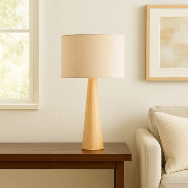 Image of Wisteria Chelsea Wood Tall Table Lamp
