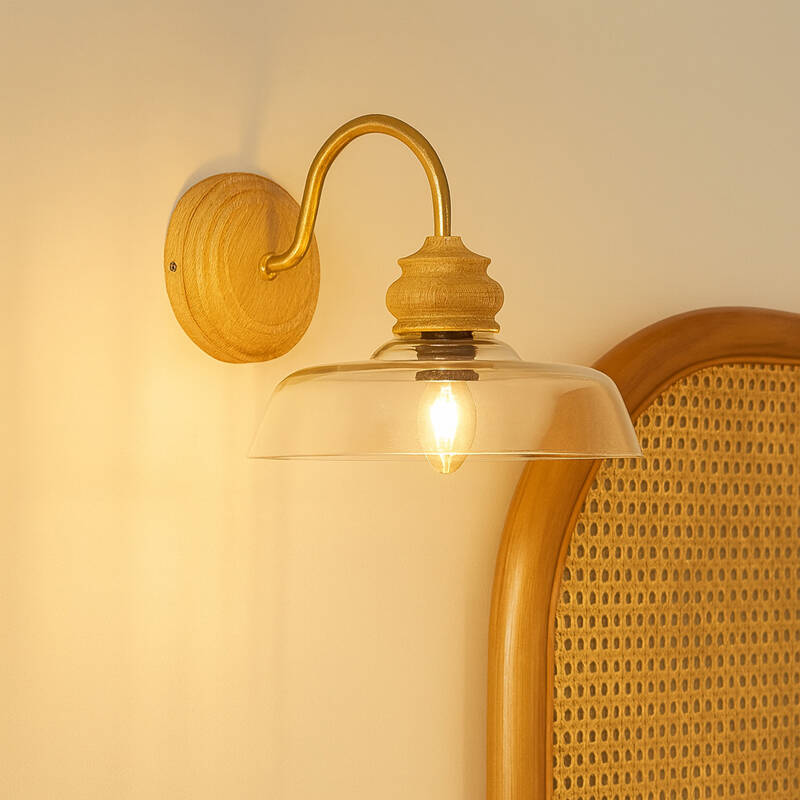 Image of Khudi & Khora Brook Glass Wall Light
