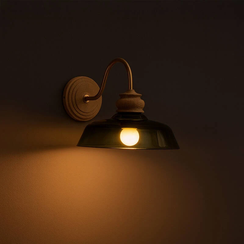 Image of Khudi & Khora Brook Glass Wall Light