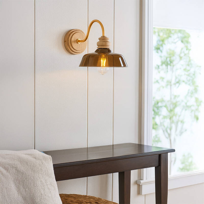 Image of Khudi & Khora Brook Glass Wall Light
