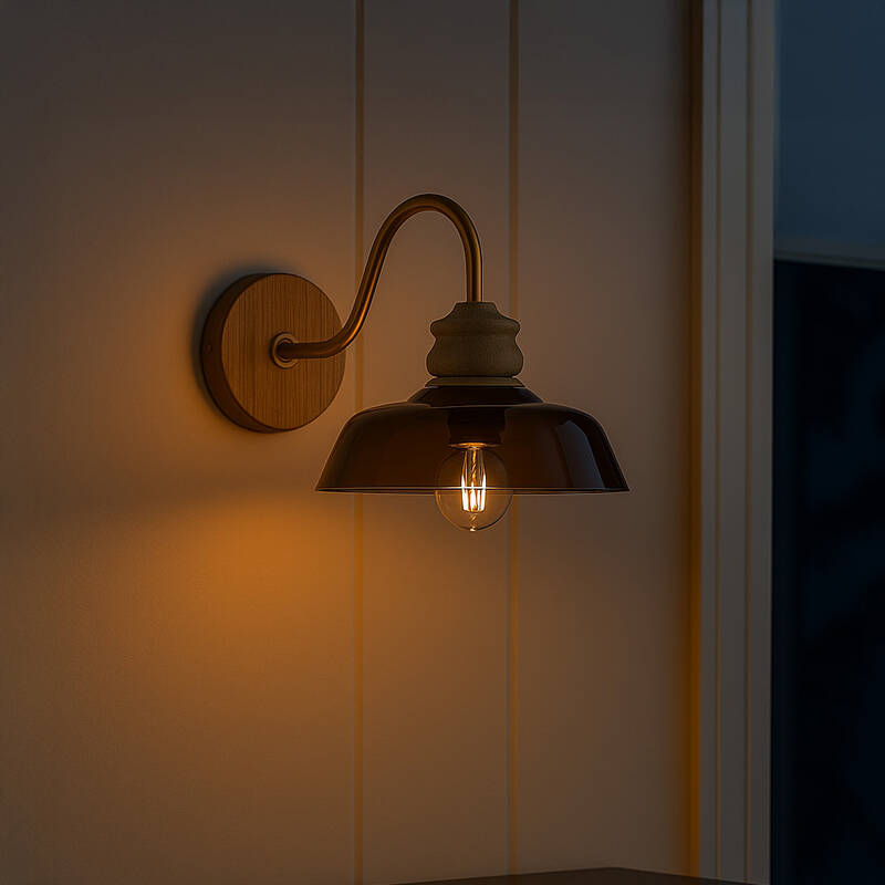 Image of Khudi & Khora Brook Glass Wall Light