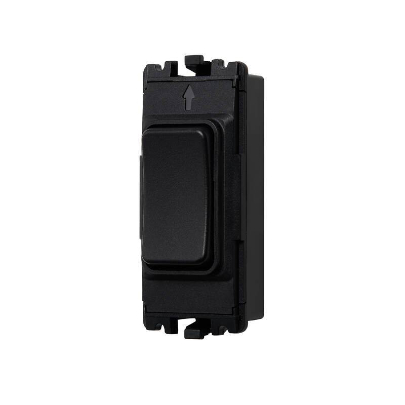 Image of Kinetic 2 Gang Dimmable Slim Grid Switch