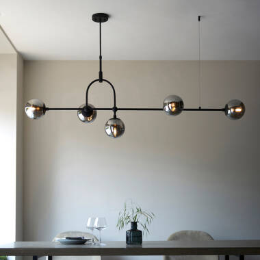 Image of Luxia Greenwich 5 Light Bar Ceiling Pendant Light