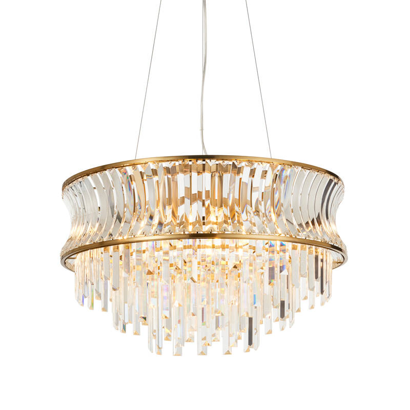 Image of Luxia Keswick Droplet Crystal Chandelier