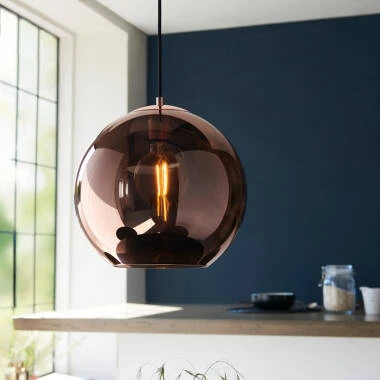 Image of Luxia Foxhill Glass Ceiling Pendant Light