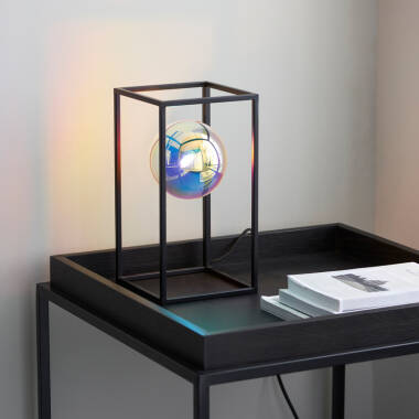 Image of Luxia Daphne Iridescent Glass Table Lamp