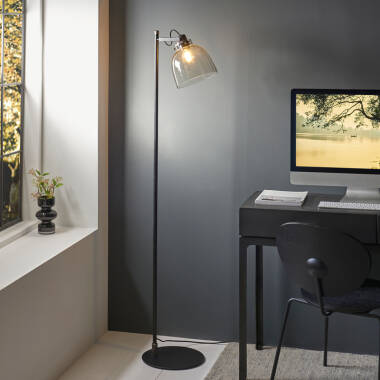 Image of Luxia Tilly Tinted Glass Floor Lamp