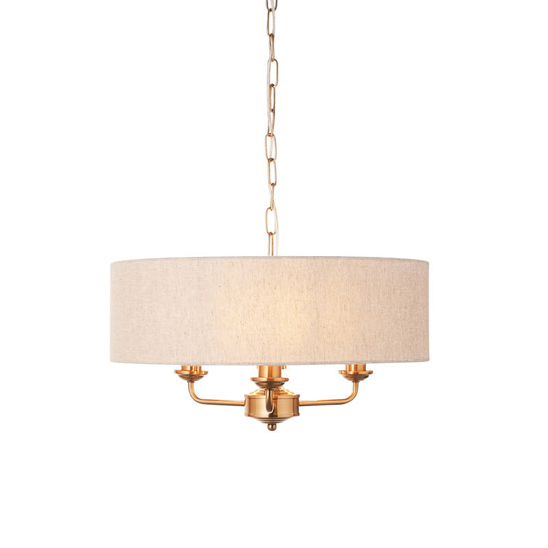 Image of Luxia Bampton 3 Arm Ceiling Pendant Light
