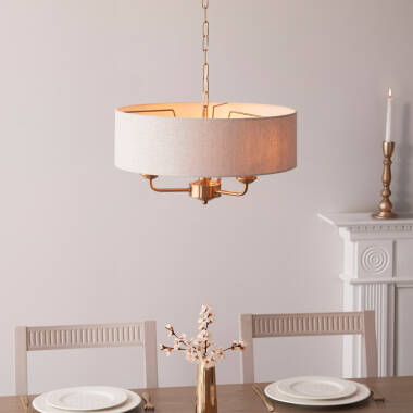 Image of Luxia Bampton 3 Arm Ceiling Pendant Light