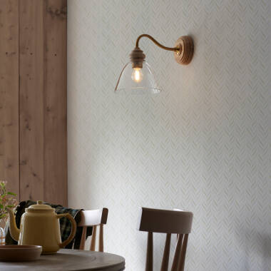 Image of Luxia Aylesford Glass Wall Light