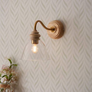Image of Luxia Aylesford Glass Wall Light