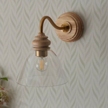 Image of Luxia Aylesford Glass Wall Light