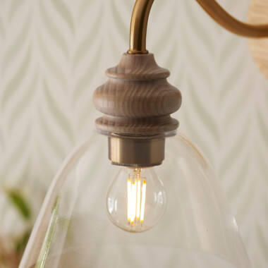 Image of Luxia Aylesford Glass Wall Light