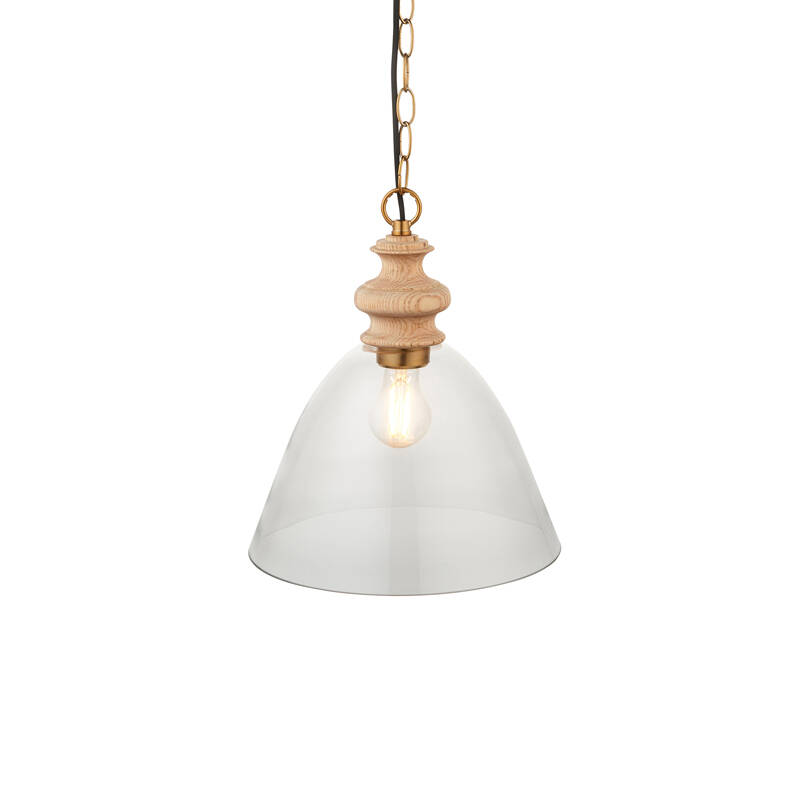Image of Luxia Aylesford Glass Ceiling Pendant Light