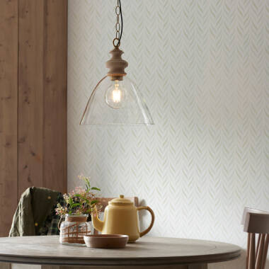 Image of Luxia Aylesford Glass Ceiling Pendant Light