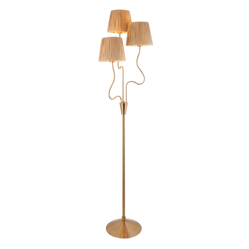 Image of Luxia Tiverton 3 Light Floor Lamp