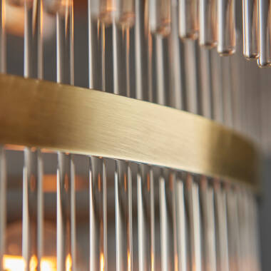 Image of Luxia Torquay 21 Light Glass Chandelier
