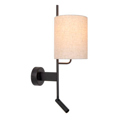 Image of Lucide Magic Touch Wall Light with LED Reading Light and USB Charging Port