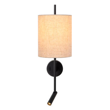 Image of Lucide Magic Touch Wall Light with LED Reading Light and USB Charging Port