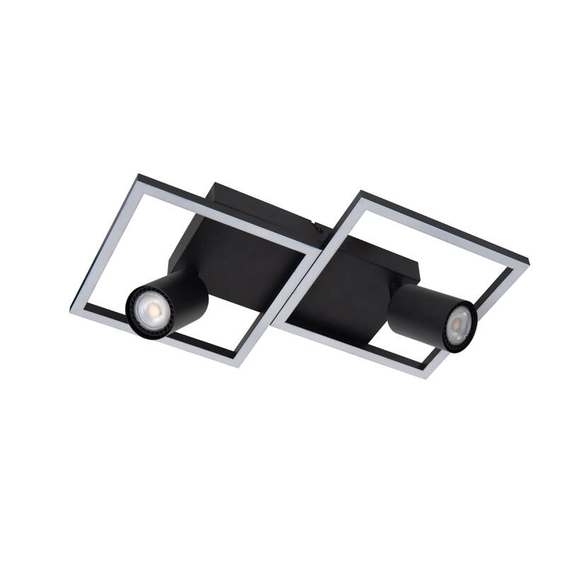 Image of Lucide Arianne 2 Light Flush Ceiling Light