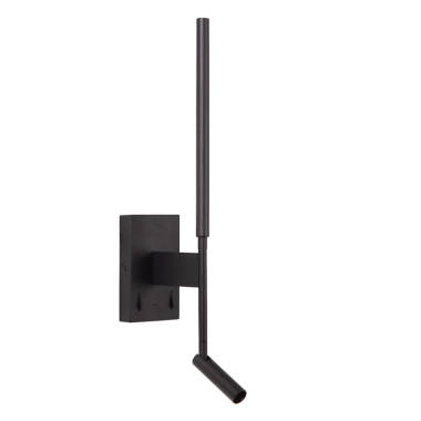 Image of Lucide Finan LED Wall Light with Reading Light and USB Charging Port