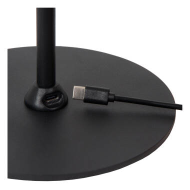 Image of Lucide Skanska Rech LED USB Rechargeable Touch Desk Lamp