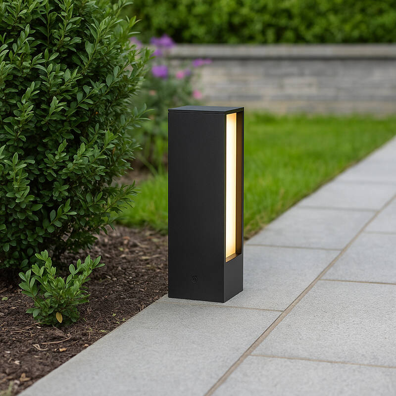 Image of EasyFit Core 12v Garden Lights - Camellia LED Outdoor Pathway Bollard Light