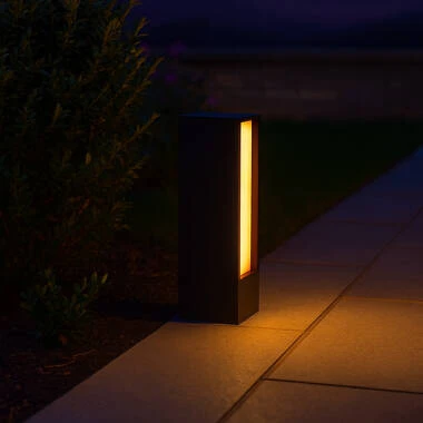 Image of Easyfit 12V Garden Lights - Camellia LED Outdoor Pathway Bollard Light