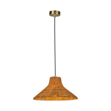 Image of Wisteria Mabel Rattan Ceiling Pendant Light