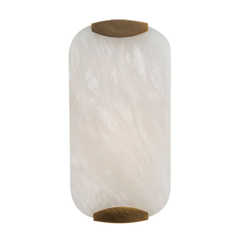 Image of Westport Emily Alabaster Glass Wall Light