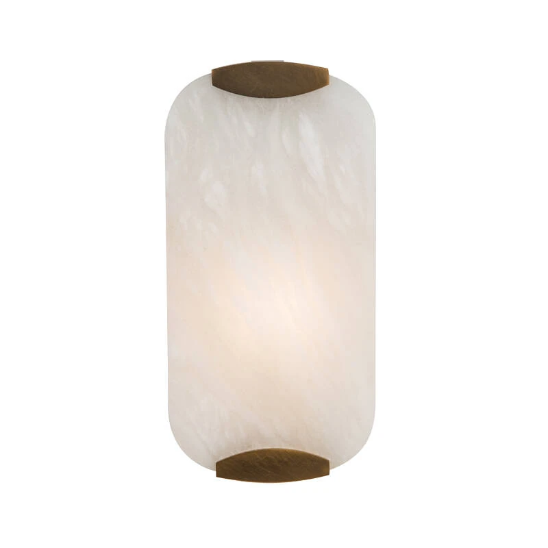 Image of Westport Emily Alabaster Glass Wall Light
