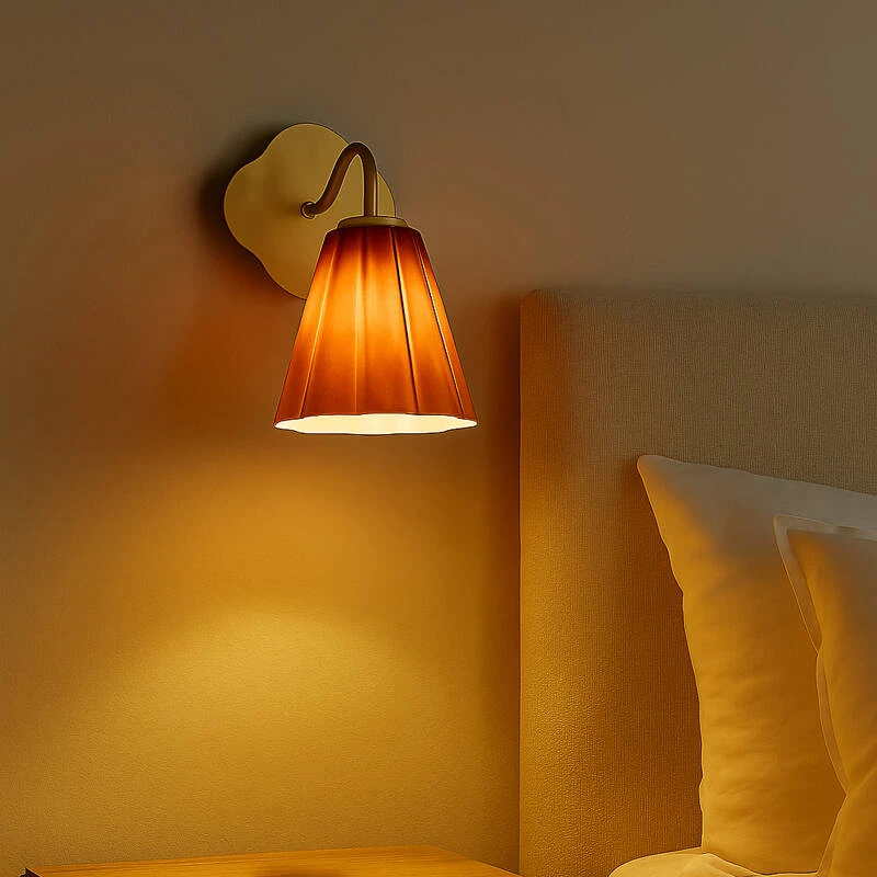 Image of Wisteria Vivenna Glass Wall Light