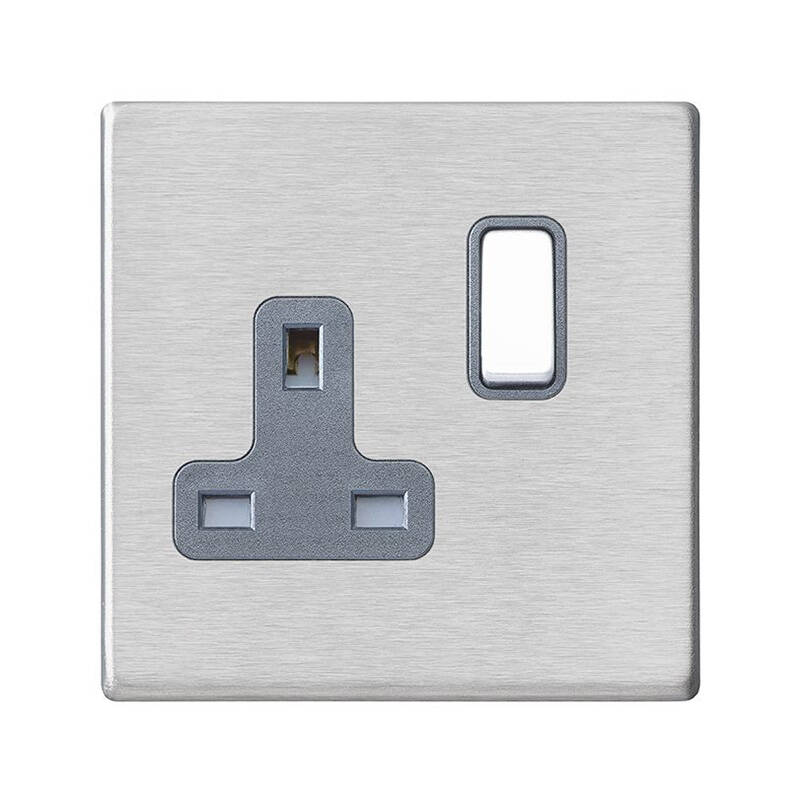 Image of Edit Hartland Screwless 2 Gang Double UK Socket