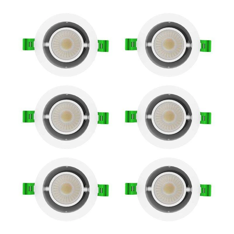 Image of Envirolight Versatile 8W CCT Dimmable LED IP65 Fire Rated Adjustable Downlight - White