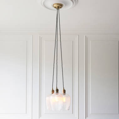 Image of Luxia Hallie Pendant Light - Antique Brass