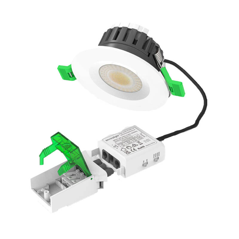 Image of Envirolight Versatile 8W Dimmable LED IP65 Fire Rated Fixed Downlight