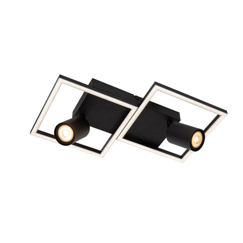 Image of Lucide Arianne 2 Light Flush Ceiling Light
