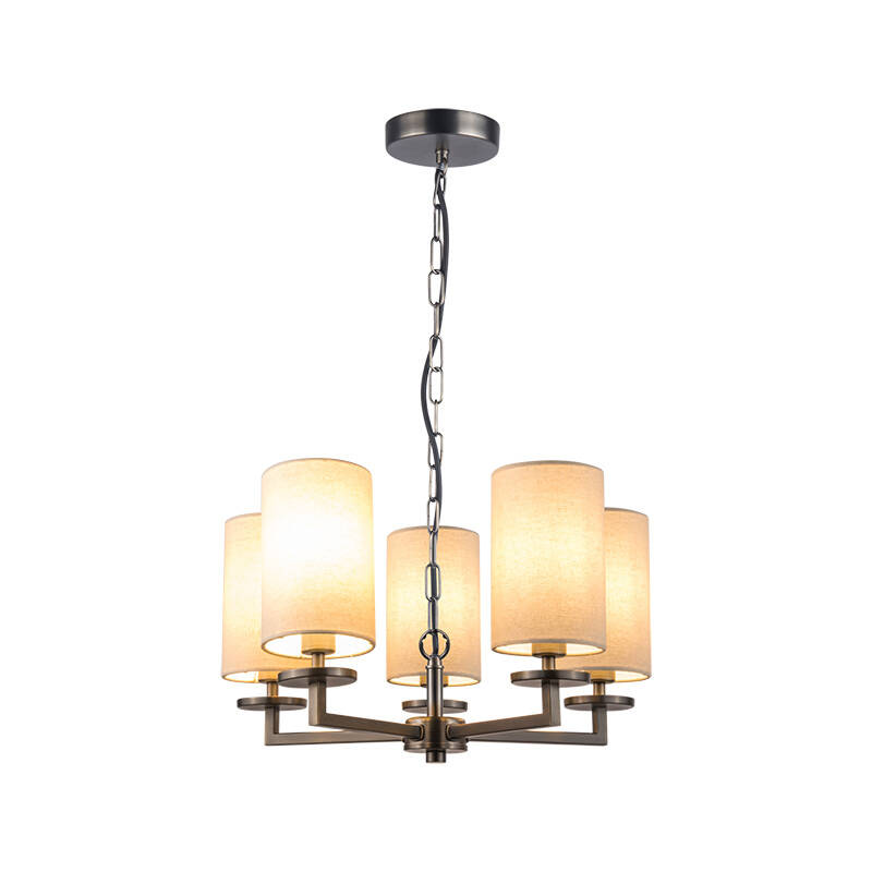 Image of Wisteria Brook 5 Arm Ceiling Pendant Light