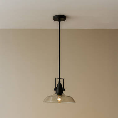 Image of Westport Bay Cross Knurl Glass Ceiling Pendant Light