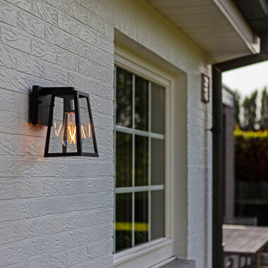 Image of Lutec Fia Outdoor Lantern Wall Light
